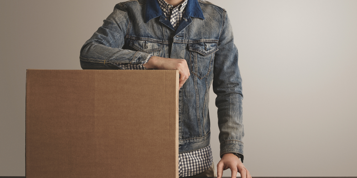 Caixa de papelão para transporte de produtos