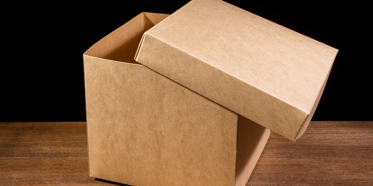 Caixa de papelão para armazenamento